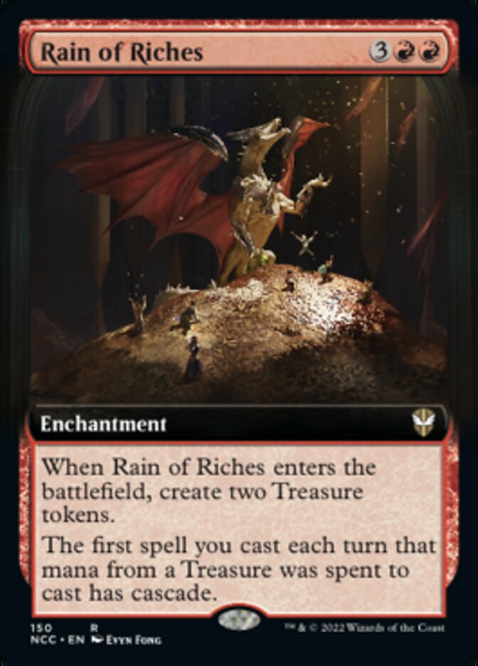 Rain of Riches (Extended Art) [Streets of New Capenna Commander] - Magic: The Gathering - Card Brawlers | Quebec | Canada |