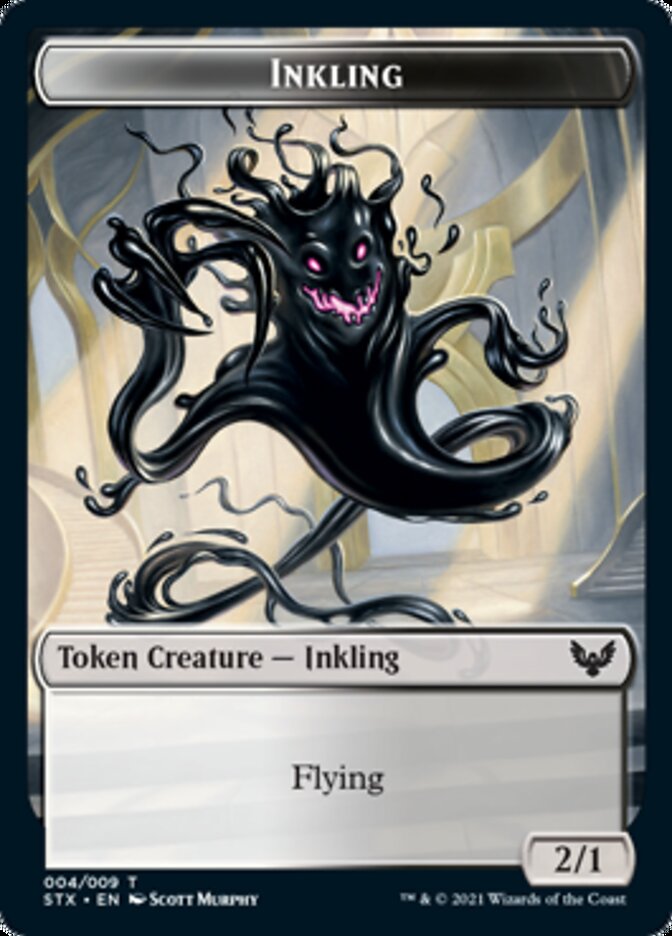 Inkling // Treasure Double-Sided Token [Strixhaven: School of Mages Tokens] - Magic: The Gathering - Card Brawlers | Quebec | Canada |