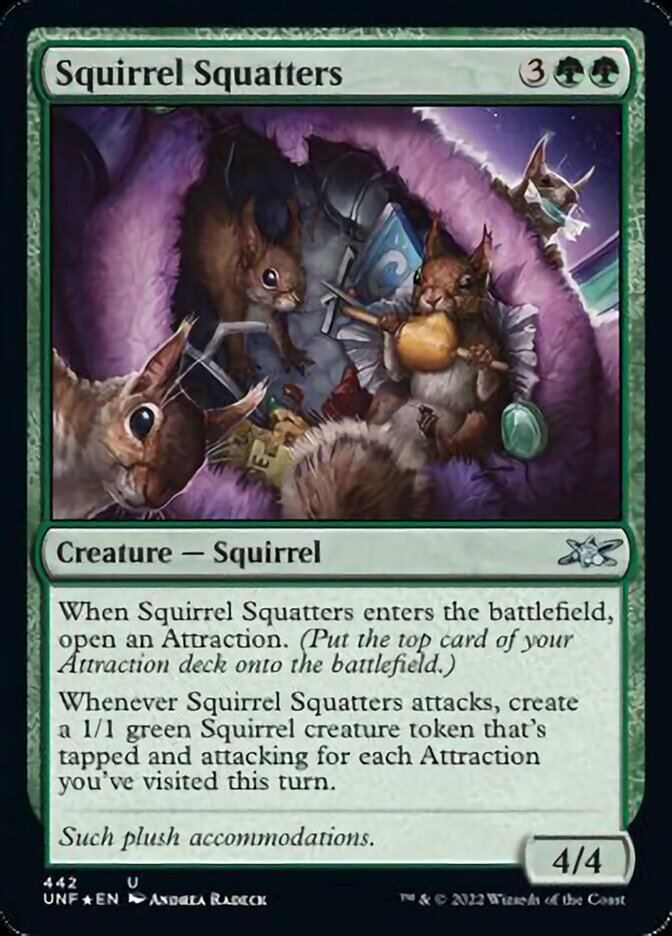 Squirrel Squatters (Galaxy Foil) [Unfinity] - Magic: The Gathering - Card Brawlers | Quebec | Canada |
