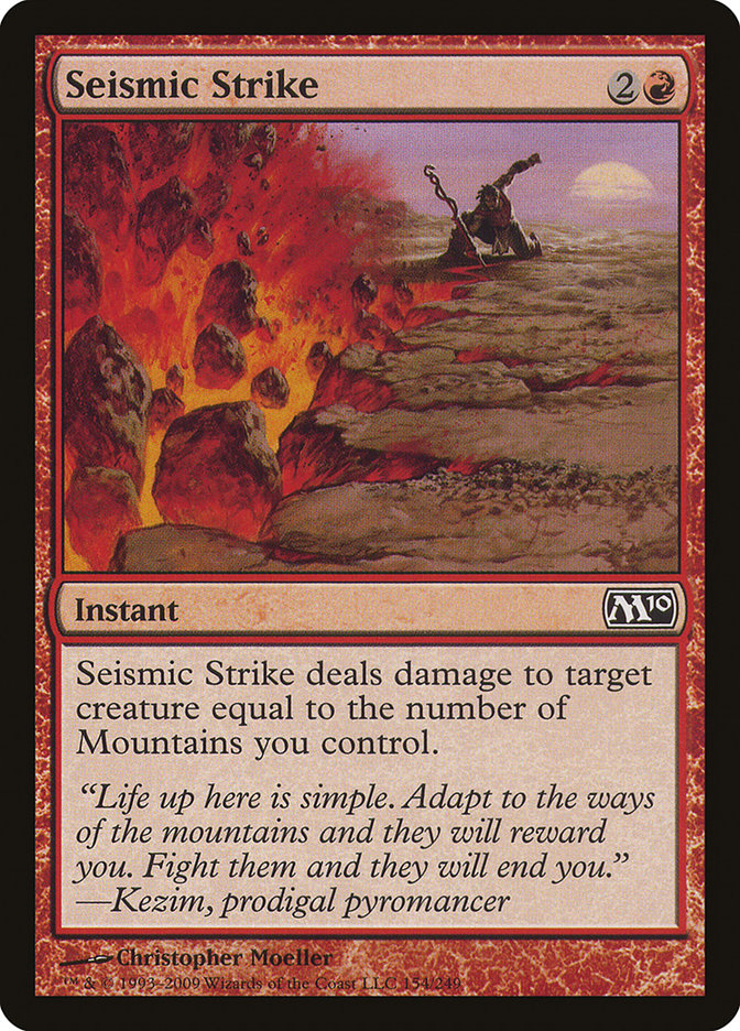 Seismic Strike [Magic 2010] - Magic: The Gathering - Card Brawlers | Quebec | Canada |