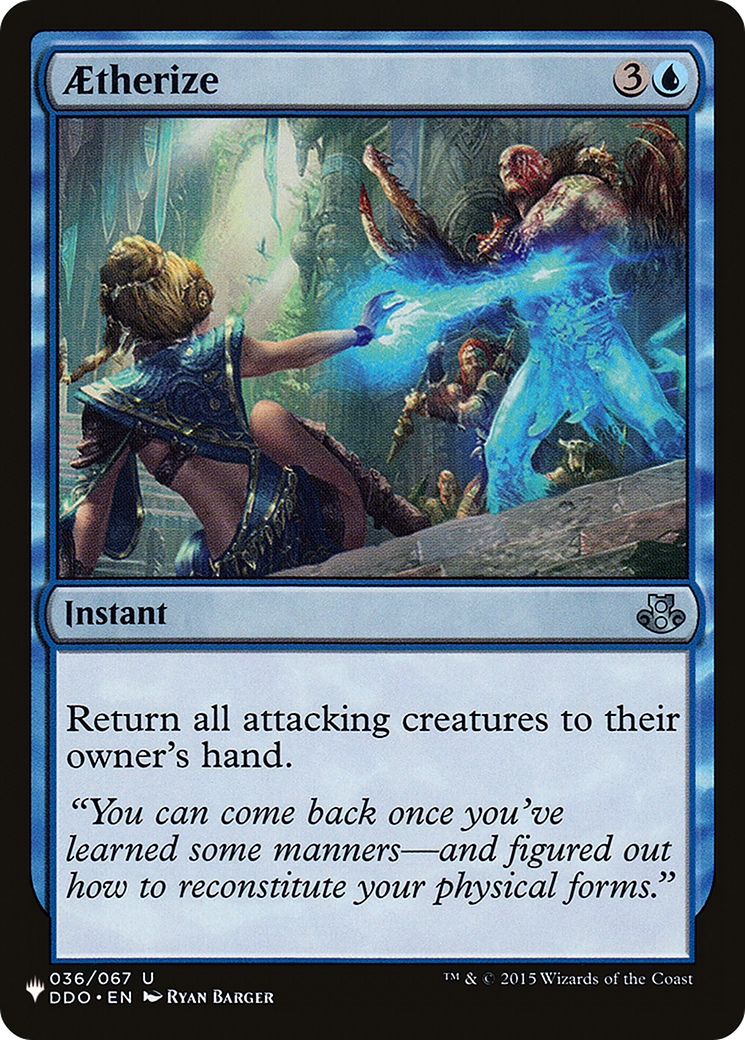 Aetherize [The List] - Magic: The Gathering - Card Brawlers | Quebec | Canada |