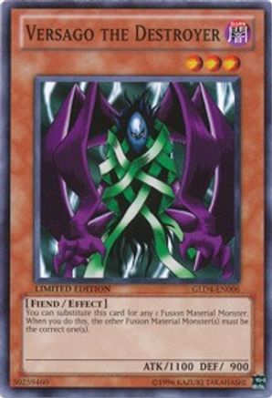 Versago the Destroyer [GLD4-EN006] Common - Yu-Gi-Oh! - Card Brawlers | Quebec | Canada |