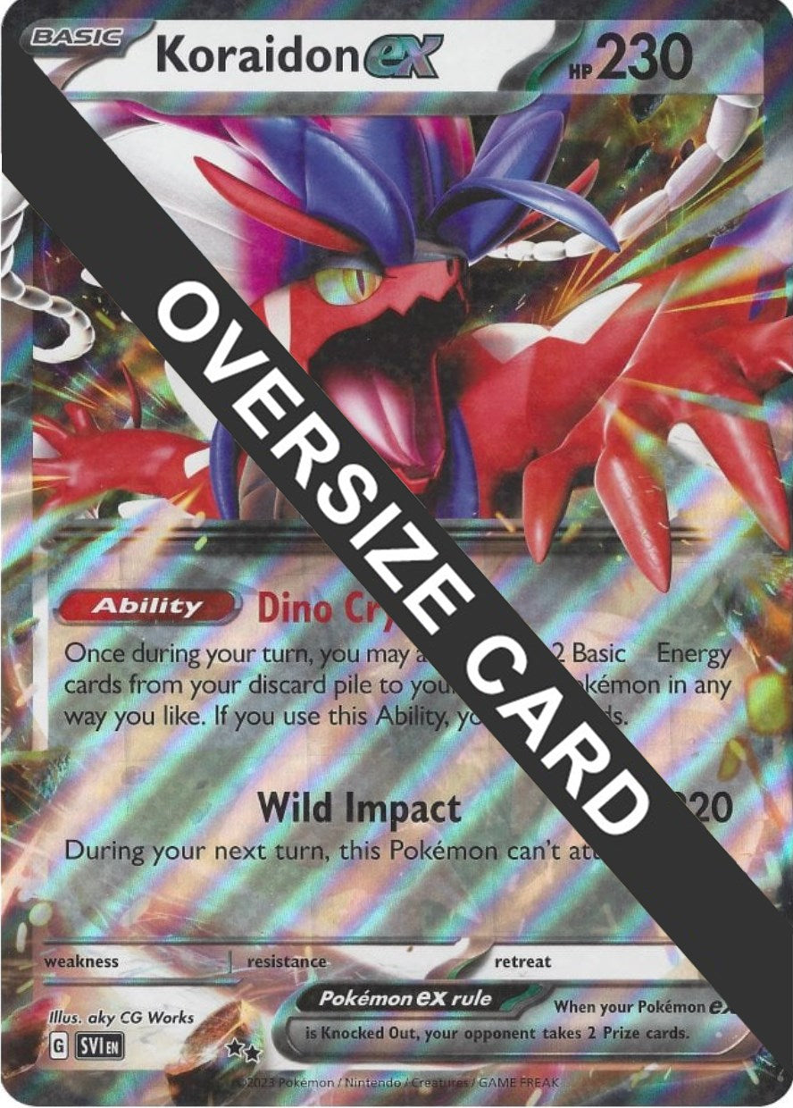 Koraidon ex (125/198) (Jumbo Card) [Scarlet & Violet: Base Set] - Pokémon - Card Brawlers | Quebec | Canada |