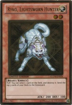Ryko, Lightsworn Hunter [GLD4-EN024] Gold Rare - Yu-Gi-Oh! - Card Brawlers | Quebec | Canada |