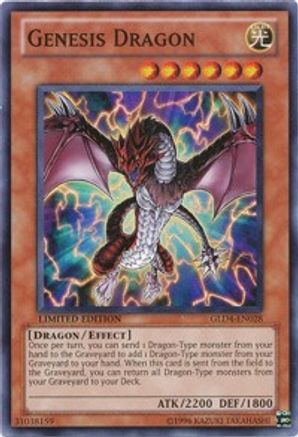 Genesis Dragon [GLD4-EN028] Common - Yu-Gi-Oh! - Card Brawlers | Quebec | Canada |