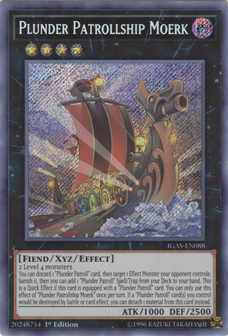 Plunder Patrollship Moerk [IGAS-EN088] Secret Rare - Yu-Gi-Oh! - Card Brawlers | Quebec | Canada |
