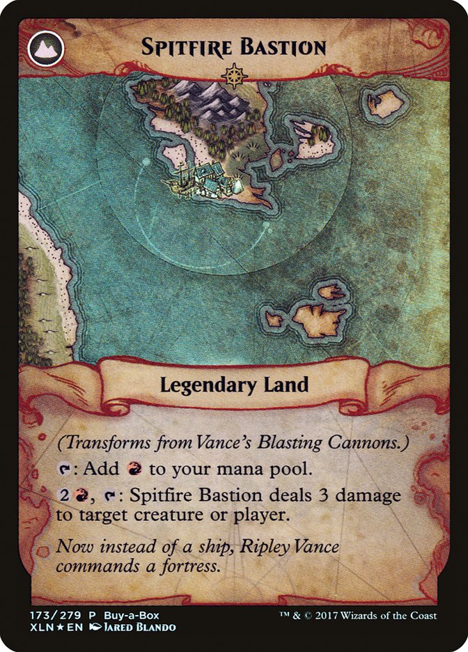 Vance's Blasting Cannons // Spitfire Bastion (Buy-A-Box) [Ixalan Treasure Chest] - Magic: The Gathering - Card Brawlers | Quebec | Canada |