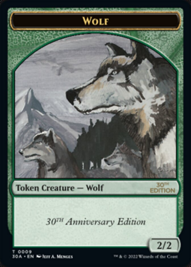 Wolf Token [30th Anniversary Tokens] - Magic: The Gathering - Card Brawlers | Quebec | Canada |