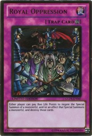 Royal Oppression [GLD4-EN047] Gold Rare - Yu-Gi-Oh! - Card Brawlers | Quebec | Canada |