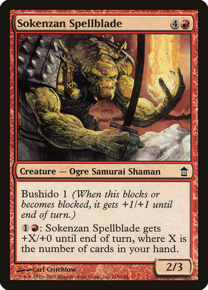 Sokenzan Spellblade [Saviors of Kamigawa] - Magic: The Gathering - Card Brawlers | Quebec | Canada |