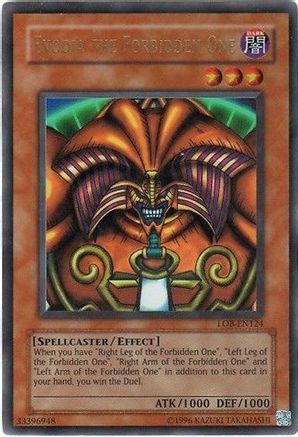 Exodia l'Interdit [LOB-EN124] Ultra Rare 