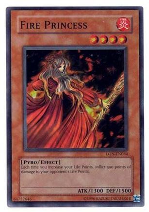 Fire Princess (LON-EN034) Super Rare