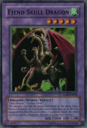 Fiend Skull Dragon (LOD-EN039) Super Rare