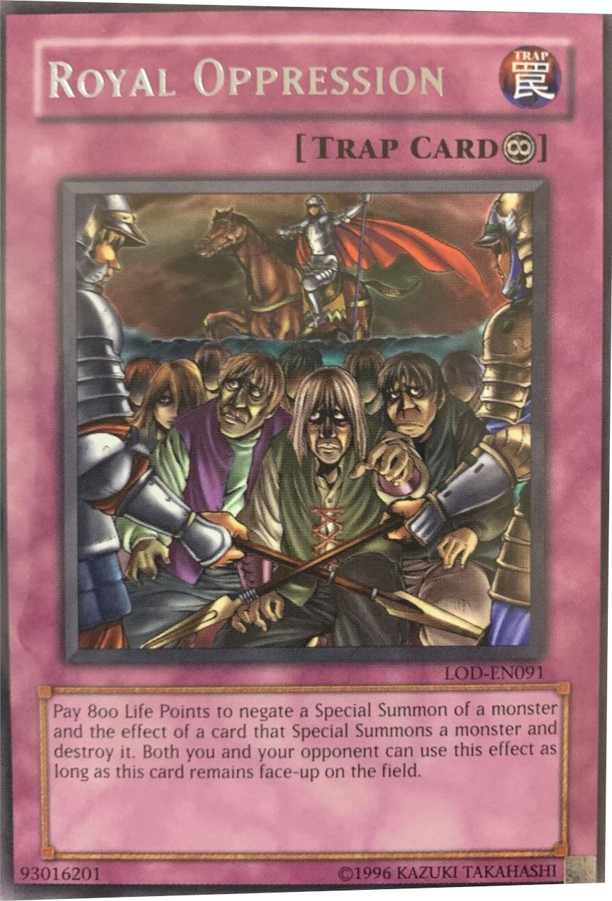 Royal Oppression [LOD-EN091] Rare - Yu-Gi-Oh! - Card Brawlers | Quebec | Canada |