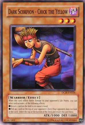 Dark Scorpion - Chick the Yellow [DCR-EN026] Common - Yu-Gi-Oh! - Card Brawlers | Quebec | Canada |
