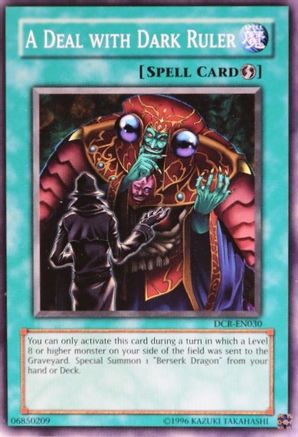 A Deal with Dark Ruler [DCR-EN030] Common - Yu-Gi-Oh! - Card Brawlers | Quebec | Canada |