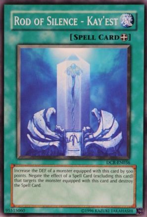 Rod of Silence - Kay'est [DCR-EN036] Common - Yu-Gi-Oh! - Card Brawlers | Quebec | Canada |