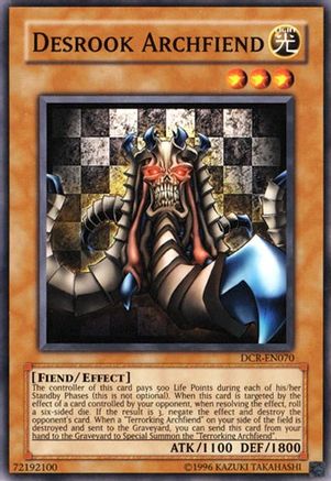 Desrook Archfiend [DCR-EN070] Common - Yu-Gi-Oh! - Card Brawlers | Quebec | Canada |