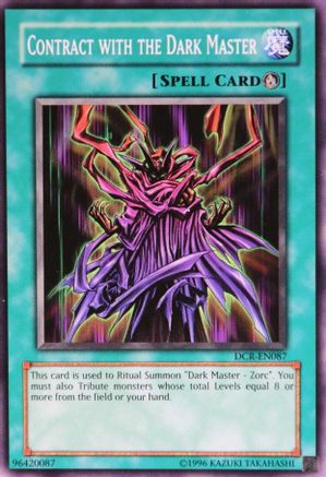 Contract with the Dark Master [DCR-EN087] Common - Yu-Gi-Oh! - Card Brawlers | Quebec | Canada |