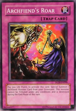 Archfiend's Roar [DCR-EN099] Common - Yu-Gi-Oh! - Card Brawlers | Quebec | Canada |