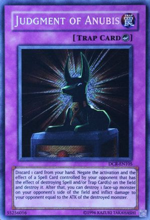 Judgment of Anubis [DCR-EN105] Secret Rare - Yu-Gi-Oh! - Card Brawlers | Quebec | Canada |