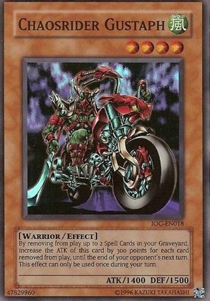 Chaosrider Gustaph [IOC-EN018] Super Rare