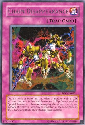 Chain Disappearance [IOC-EN052] Rare - Yu-Gi-Oh! - Card Brawlers | Quebec | Canada |