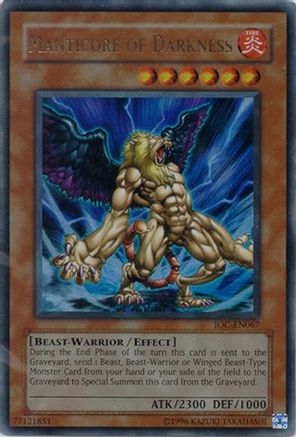 Manticore of Darkness [IOC-EN067] Ultra Rare - Yu-Gi-Oh! - Card Brawlers | Quebec | Canada |