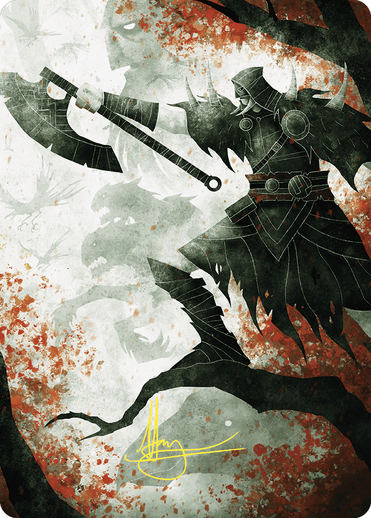 Garruk's Uprising Art Card (Gold-Stamped Signature) [Wilds of Eldraine Art Series] - Magic: The Gathering - Card Brawlers | Quebec | Canada |