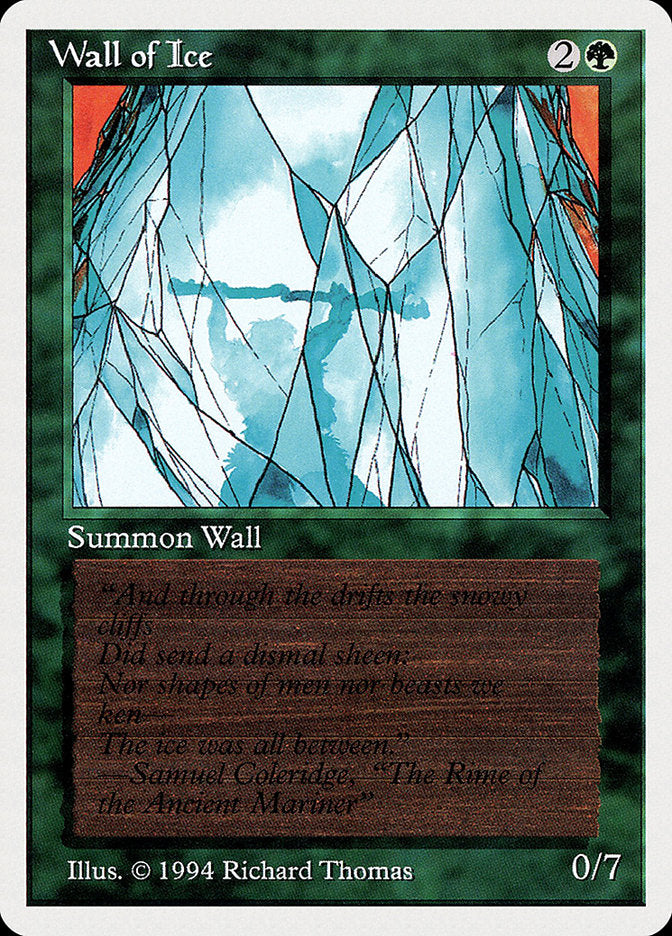 Wall of Ice [Summer Magic / Edgar] - Magic: The Gathering - Card Brawlers | Quebec | Canada |