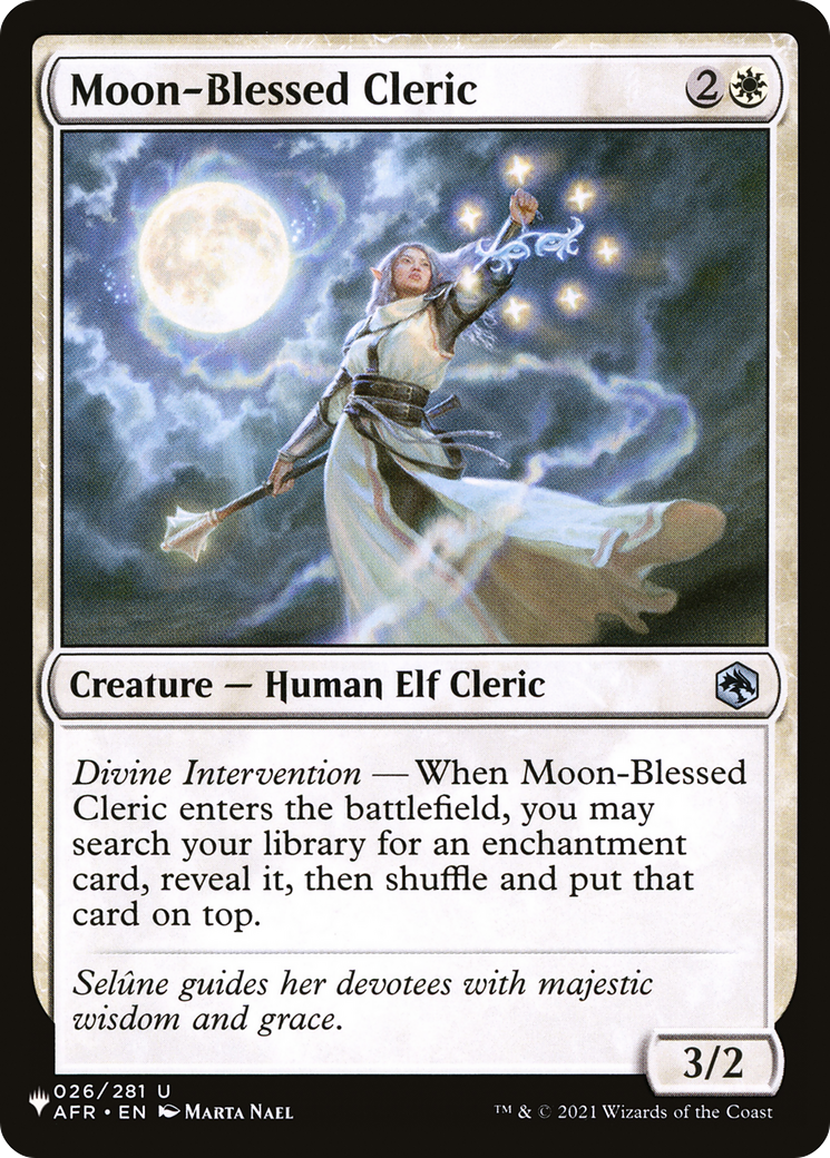 Moon-Blessed Cleric [The List] - Magic: The Gathering - Card Brawlers | Quebec | Canada |