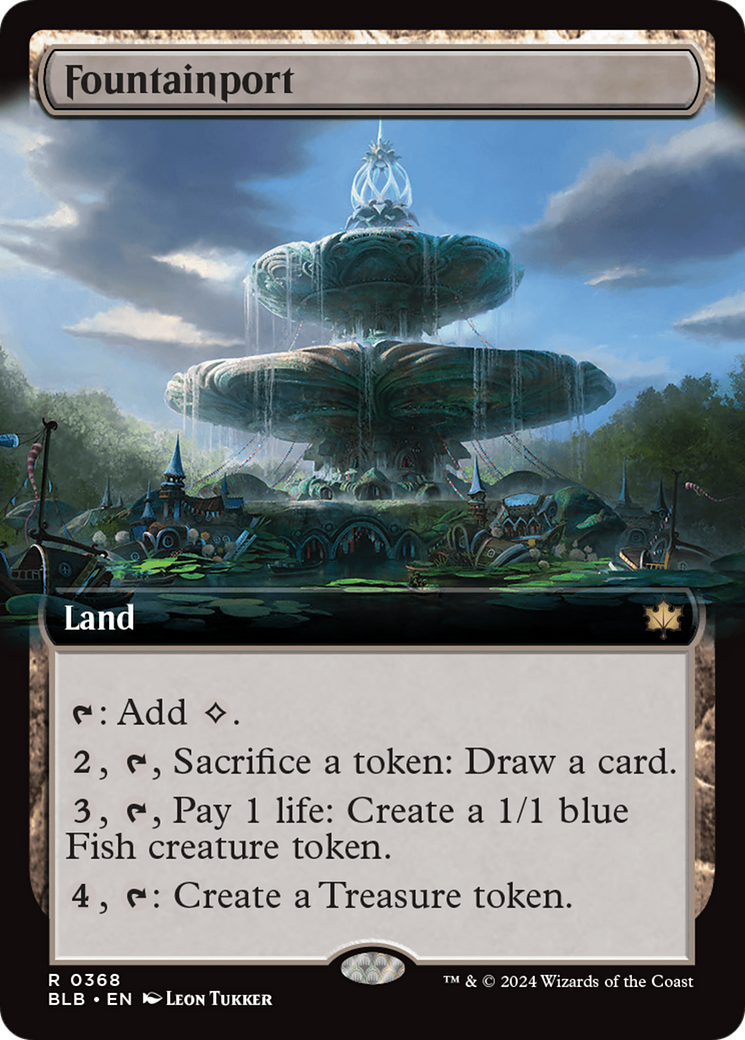 Fountainport (Extended Art) [Bloomburrow] - Magic: The Gathering - Card Brawlers | Quebec | Canada |