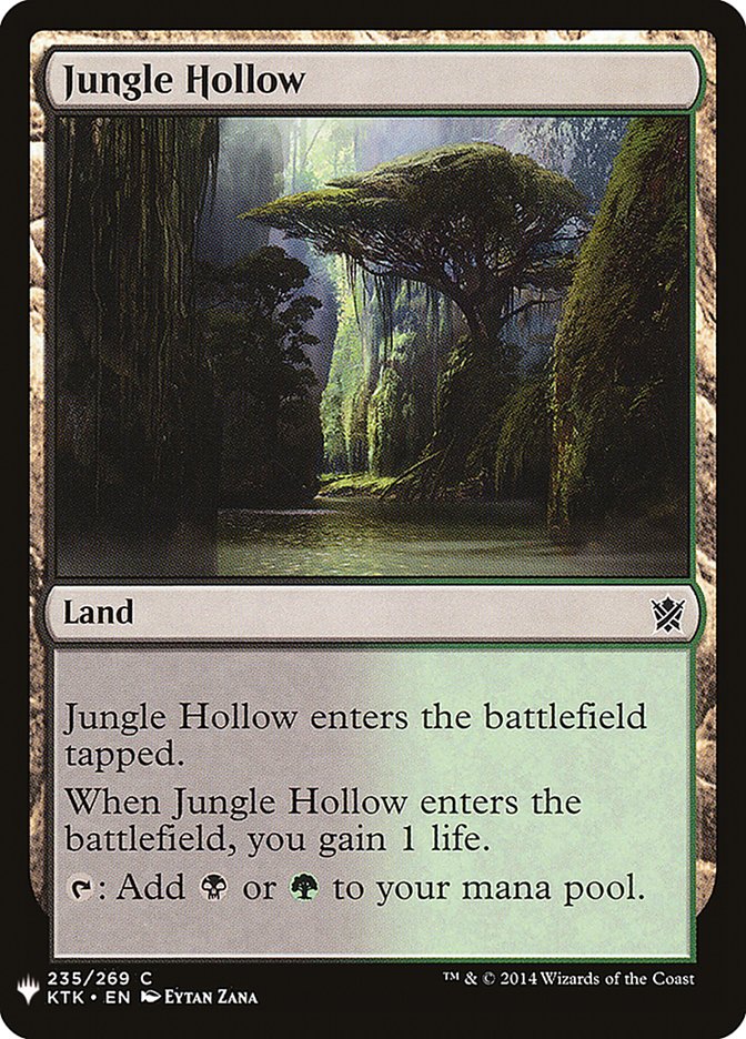 Jungle Hollow [Mystery Booster] - Magic: The Gathering - Card Brawlers | Quebec | Canada |