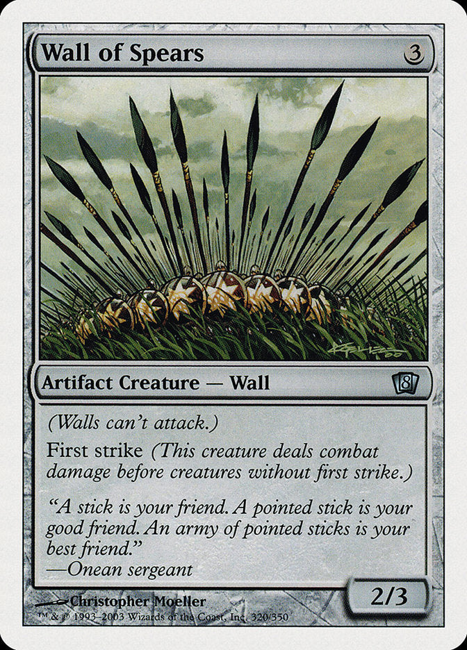 Wall of Spears [Eighth Edition] - Magic: The Gathering - Card Brawlers | Quebec | Canada |