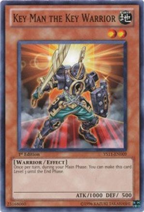 Key Man the Key Warrior [YS11-EN009] Common - Yu-Gi-Oh! - Card Brawlers | Quebec | Canada |
