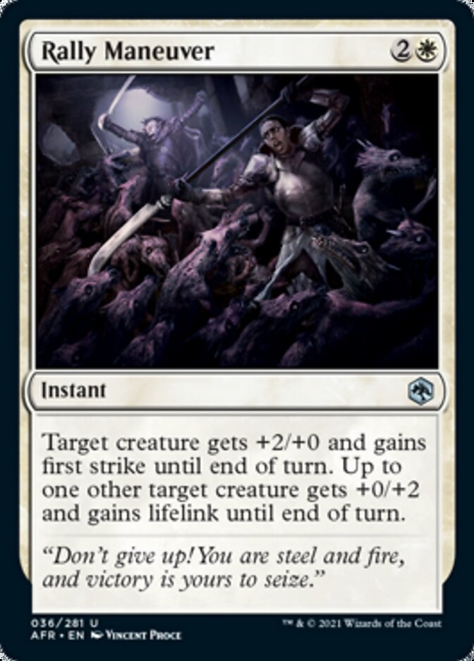 Rally Maneuver [Dungeons & Dragons: Adventures in the Forgotten Realms] - Magic: The Gathering - Card Brawlers | Quebec | Canada |