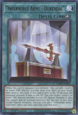 "Infernoble Arms - Durendal" [AMDE-EN042] Rare - Yu-Gi-Oh! - Card Brawlers | Quebec | Canada |