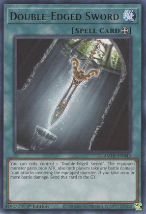 Double-Edged Sword [AMDE-EN043] Rare - Yu-Gi-Oh! - Card Brawlers | Quebec | Canada |