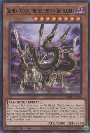 Gizmek Orochi, the Serpentron Sky Slasher [AMDE-EN048] Rare - Yu-Gi-Oh! - Card Brawlers | Quebec | Canada |
