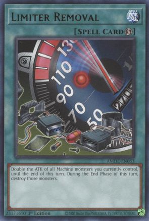 Limiter Removal [AMDE-EN053] Rare - Yu-Gi-Oh! - Card Brawlers | Quebec | Canada |