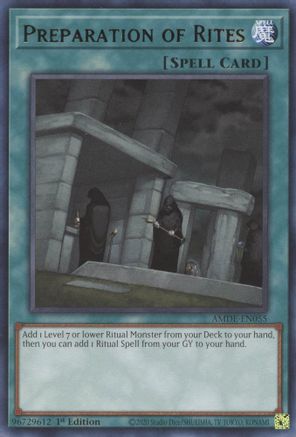 Preparation of Rites [AMDE-EN055] Rare - Yu-Gi-Oh! - Card Brawlers | Quebec | Canada |