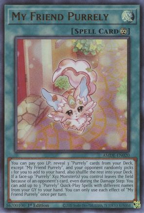 My Friend Purrely [AMDE-EN020] Ultra Rare - Yu-Gi-Oh! - Card Brawlers | Quebec | Canada |