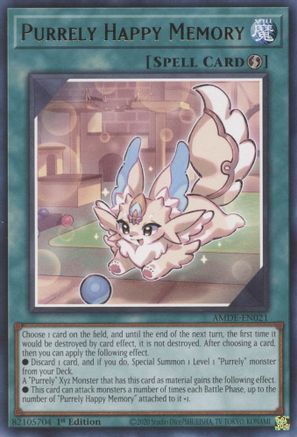 Purrely Happy Memory [AMDE-EN021] Rare - Yu-Gi-Oh! - Card Brawlers | Quebec | Canada |