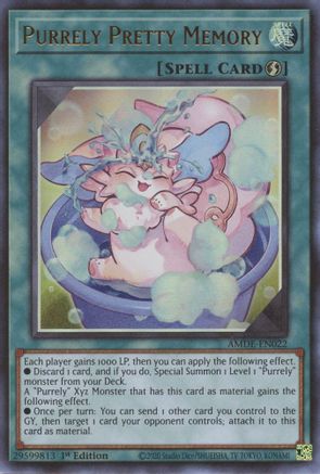 Purrely Pretty Memory [AMDE-EN022] Ultra Rare - Yu-Gi-Oh! - Card Brawlers | Quebec | Canada |