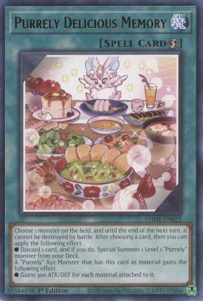 Purrely Delicious Memory [AMDE-EN023] Rare - Yu-Gi-Oh! - Card Brawlers | Quebec | Canada |