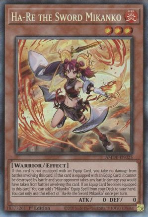 Ha-Re the Sword Mikanko [AMDE-EN025] Collector's Rare - Yu-Gi-Oh! - Card Brawlers | Quebec | Canada |