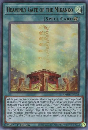 Heavenly Gate of the Mikanko [AMDE-EN028] Ultra Rare - Yu-Gi-Oh! - Card Brawlers | Quebec | Canada |