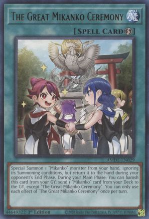The Great Mikanko Ceremony [AMDE-EN029] Rare - Yu-Gi-Oh! - Card Brawlers | Quebec | Canada |