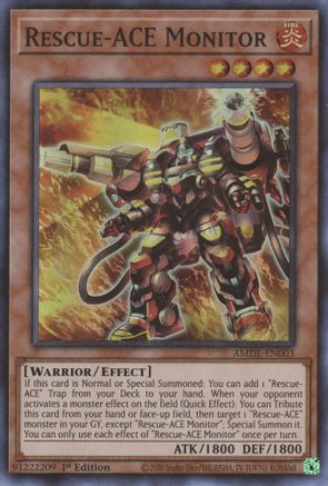 Rescue-ACE Monitor [AMDE-EN003] Super Rare - Yu-Gi-Oh! - Card Brawlers | Quebec | Canada |