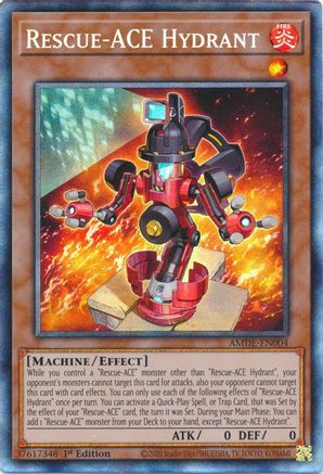 Rescue-ACE Hydrant [AMDE-EN004] Collector's Rare - Yu-Gi-Oh! - Card Brawlers | Quebec | Canada |